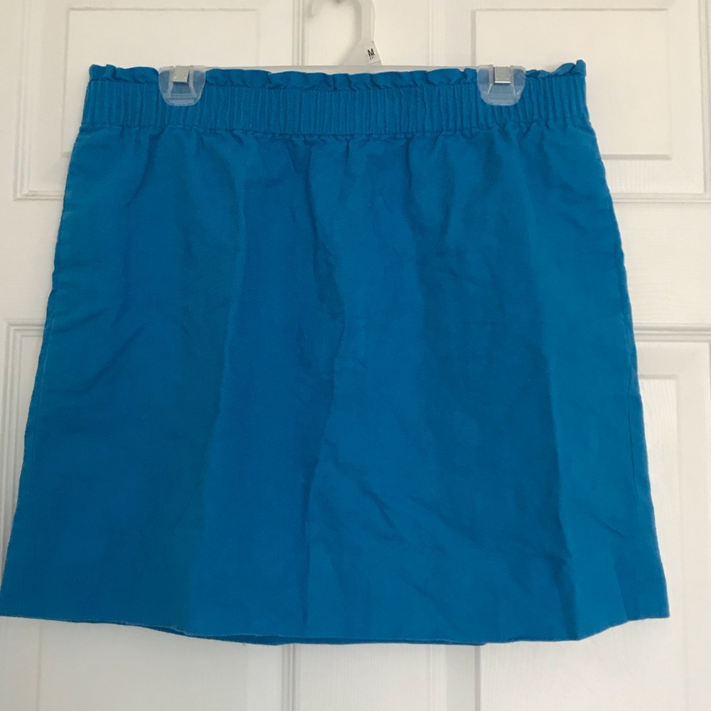 J. Crew cobalt sidewalk skirt 12